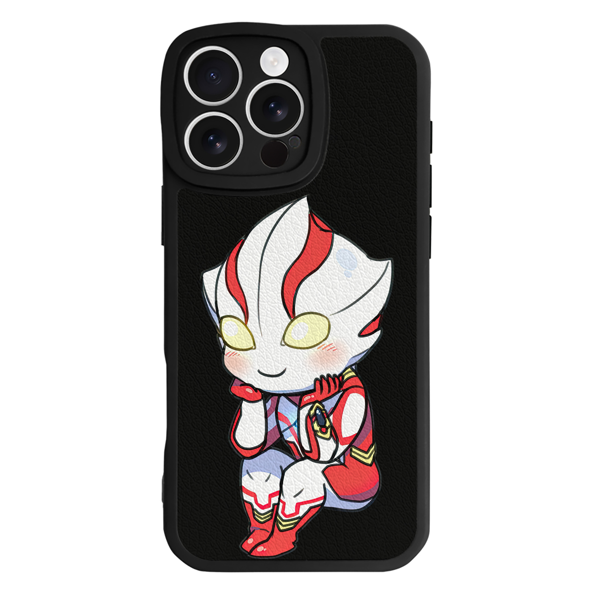 （画像用） ウルトラマン Ultraman 【iPhone 16シリーズ対応】シリコンスマホケース（レザー調） 材質：シリコン